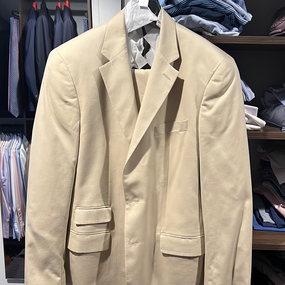 Jay Kos Cashmere  Cotton suit
